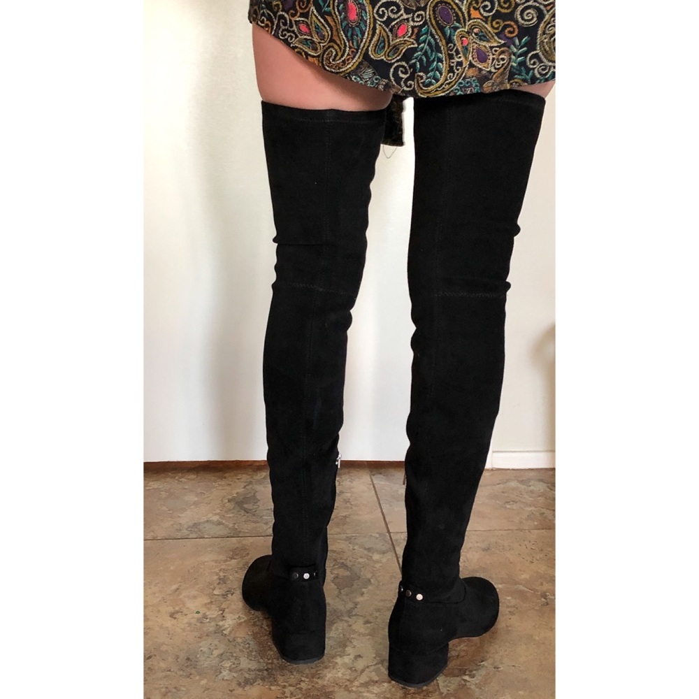 DOLCE VITA JIMMY THIGH HIGH BLACK BOOT